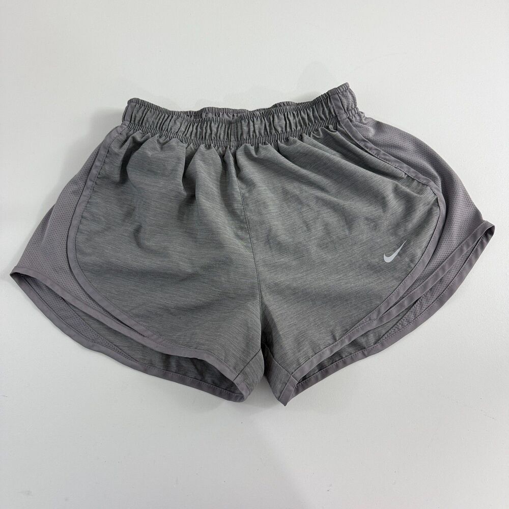 Nike Women's Dri-Fit Running Tempo Shorts Gray Size S Small
